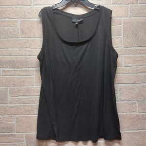 Lane Bryant ribbed black tank top 22/24